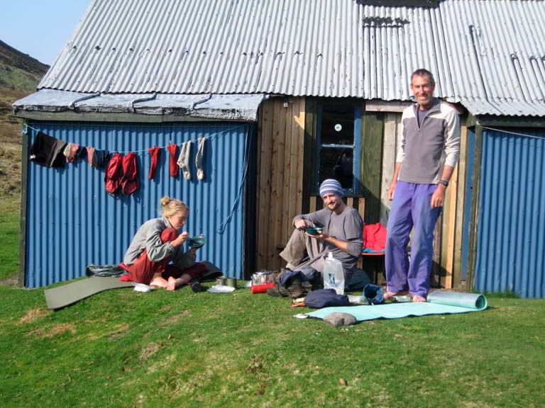 16 Bothy visitors