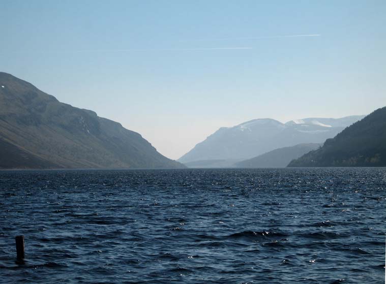 18 Looking back along Loch Ericht