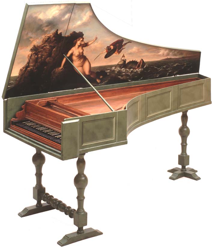 Anonymous Neapolitan harpsichord, property of Grant O'Brien