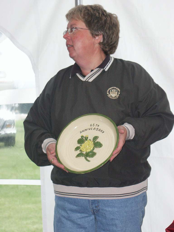 Pat and the plate