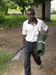 05 Festus with his new spade and the mosquito netting