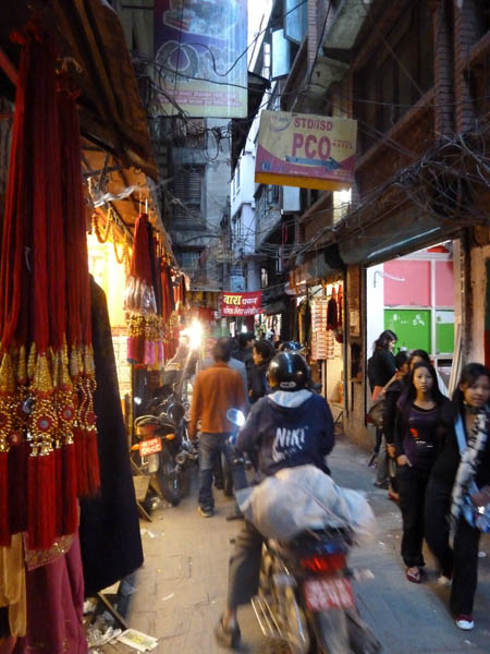 07 A busy street in Old Kathmandu