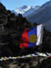 05 Himal view and a TIBETAN flag