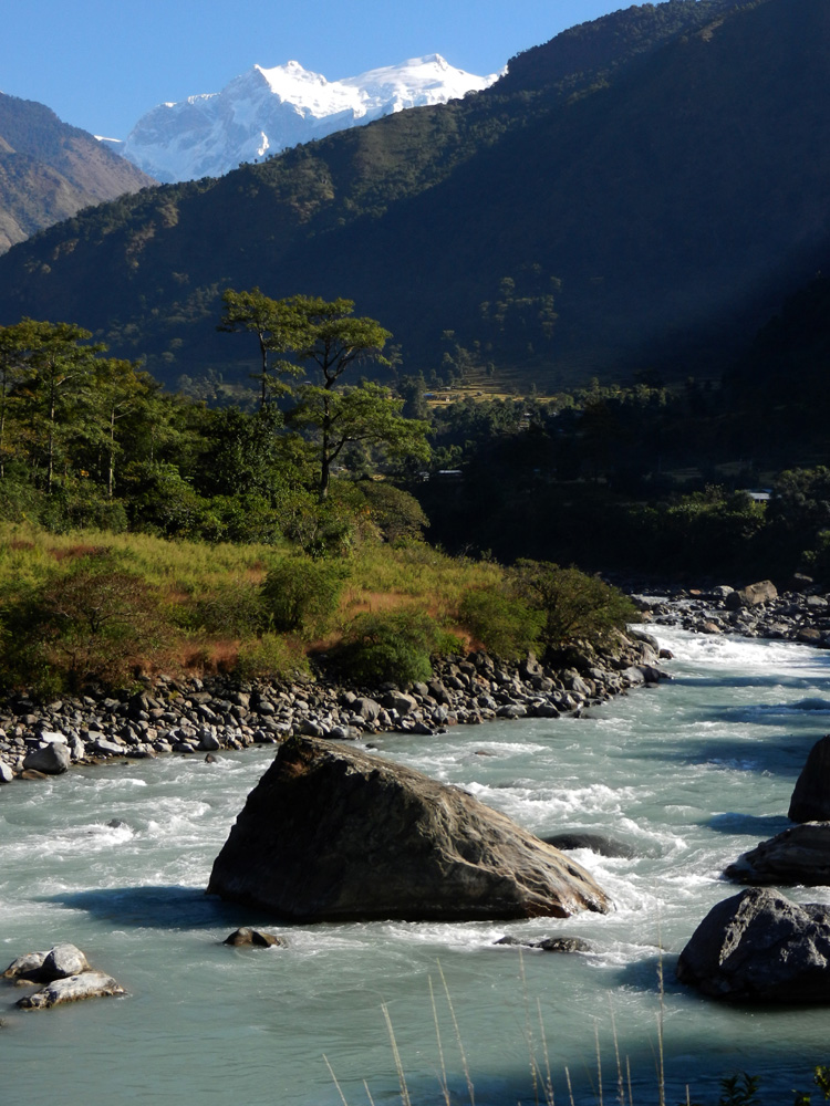 01 The Marsyangdi River and Lamjung Himal