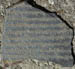 15 A prayer stone from a mani wall