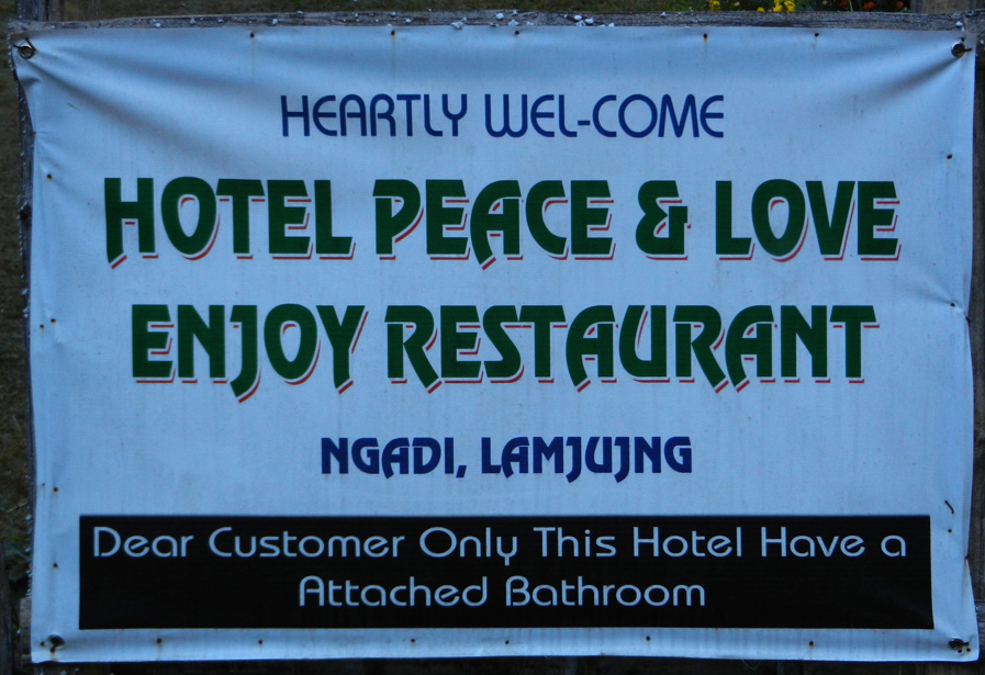 01 Hotel notice in Ngadi