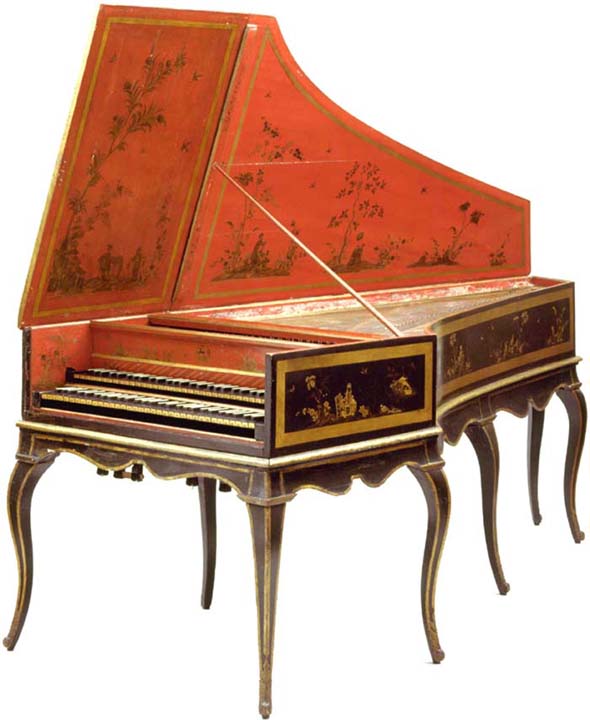 Double-manual harpsichord by Jean Goermans/Pascal Taskin, 1764/83, Paris